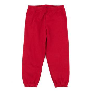 Lands' End School Uniform Adult Jogger Sweatpants - Medium - Red