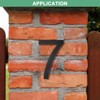 Unique Bargains Durable Acrylic Waterproof 3D Floating Appearance House Numbers 1 Pc - 4 of 4