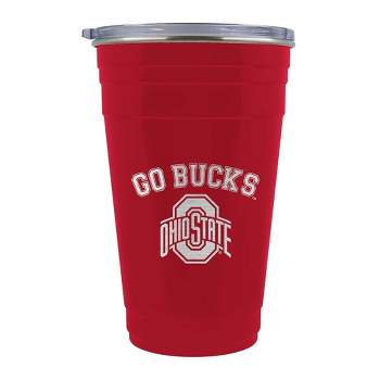 Ohio State University Plastic Cups, 24 Count for 24 Guests 