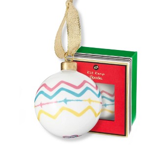 Kit Kemp by Spode Christmas Ornament, Rik Rak, Fine China Whimsical Festive Keepsake, Collectible Holiday for Tree & Seasonal Decor, Holiday Ornament - 1 of 4