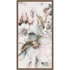 Amanti Art 14"x27" Watercolour Pink Florals I by Alex Black Framed Canvas Wall Art Print - 3 of 4