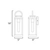 Maxim Lighting Nassau Vivex 1 - Light Wall Light in  White/Black - 3 of 3