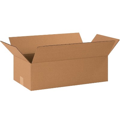 Box Partners Corrugated Boxes 22" x 12" x 8" Kraft 25/Bundle 22128