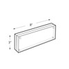 Azar Displays Acrylic Magnetic Photo Frame Block 3" x 8" Vertical/Horizontal - 4 of 4
