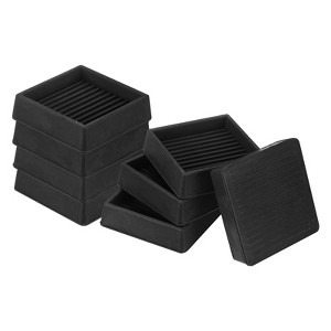 Unique Bargains Square Rubber Anti Slide Floor Protector Pads for Sofa Chair - 1 of 4