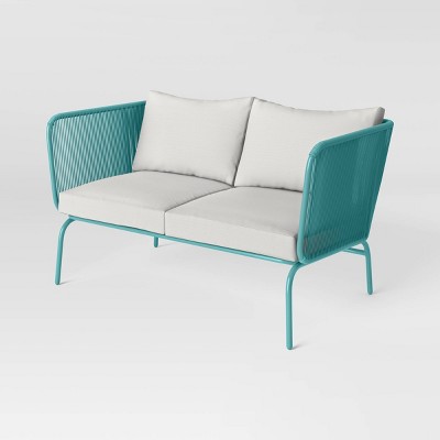 Fisher Patio Loveseat - Blue-Green - Project 62™