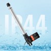 VEVOR Linear Actuator 12V, 12 Inch Heavy Duty 1320lbs/6000N Linear Actuator, 0.19"/s Linear Motion Actuator with Mounting Bracket, Silver - 2 of 4