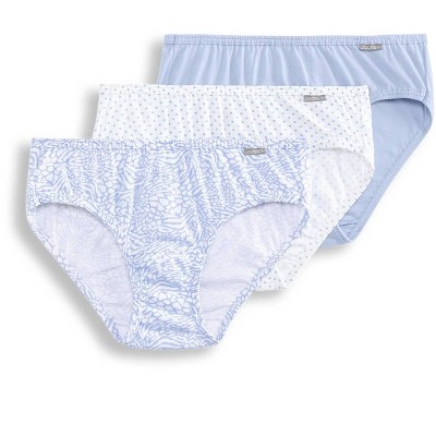 Jockey Women's Plus Size Elance Bikini - 3 Pack 9 Baby Blue/mixed Animal  Blue/baby Blue Dainty Dot : Target