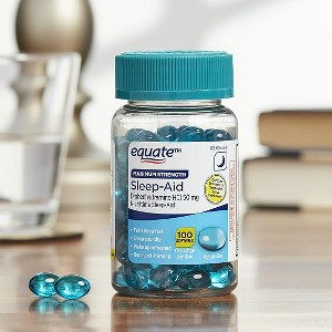 Fusion Shop Store Diphenhydramine HCl 50mg Sleep Aid Softgels, Maximum Strength – 100ct - 1 of 4
