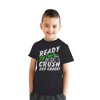 Youth Funny T Shirts Ready To Crush 3rd Grade Sarcastic Monster Truck Graphic Novelty Tee For Kids - Crazy Dog Youth T Shirt with Fun Design - 3 of 4