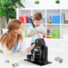 VEVOR Button Maker Machine, Multiple Sizes 1.25+2.25 Inch Badge Punch Press Kit, Button Making Supplies with 500pcs Button Parts,Black - 2 of 4