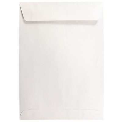 JAM Paper 7.5 x 10.5 Open End Catalog Envelopes White 4120A