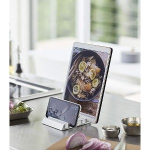 Yamazaki Home - Phone & Tablet Stand - Aluminum - Aluminum - 1 of 4