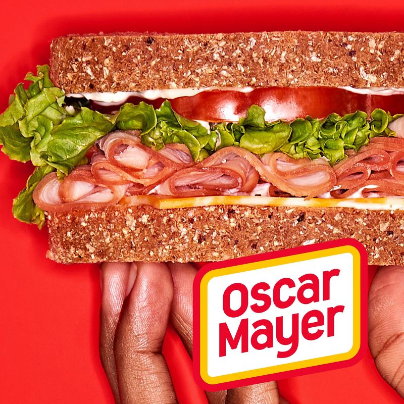 Oscar Mayer Deli Fresh Smoked Uncured Ham Sliced Lunch Meat Family Size - 16oz, 5 of 11