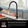 Sumerain Sensor Kitchen Sink Faucet,  Pull Down Touchless Hands-Free Kitchen Faucet, Black and Gold - 4 of 4