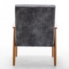 Sapphtopaz Accent Chair Wood Chair for Bedroom Comfy Chair Mid-Century Modern Armchair Lounge Accent Chairs for Living Room, Bedroom - 3 of 4