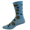 Crazy Dog T-Shirts Women's Milk And Cookies Socks Funny Dessert Snack Graphic Novelty Footwear - 3 of 4