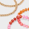 Beaded Charm Stretch Bracelet Set 4pc - Universal Thread™ - 4 of 4