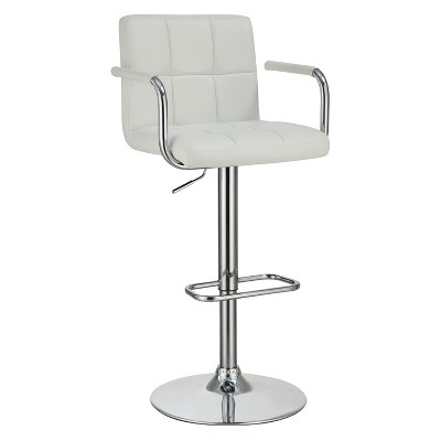 Private Reserves Adjustable Barstool White