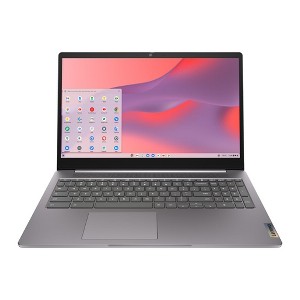 Lenovo IdeaPad 3i Chromebook 15.6” Full HD Laptop, Intel Celeron N4500, 4GB RAM, 64GB eMMC, Chrome OS, Artic Grey - 1 of 4
