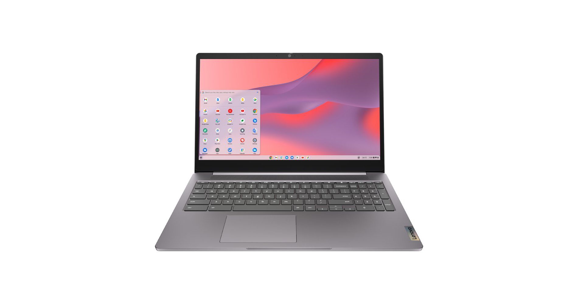 Lenovo IdeaPad 3i Chromebook 15.6” Full HD Laptop, Intel Celeron N4500, 4GB RAM, 64GB eMMC, Chrome OS, Artic Grey
