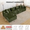 Cloud Modular Sectional Sofa,Modern Upholstered Couches, Comfort U/L Shaped Sofa,Deep Seat Corner Couch for Living Room - 2 of 4