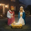 Union Products 74150 LED Nativity Set Blow Mold Outdoor Christmas Decoration - 2 of 4