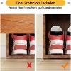 Shoe Storage Bench Cubby Organizer, Shoe Rack Bench with 3-Tier Adjustable Shelf for Living Room, Hallway Bedroom - 3 of 4