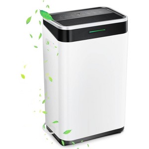 Zafro 3,500 sq. ft Dehumidifiers for Home, 50 Pints Dehumidifier with Drain Hose, 24 Timer, Overheat Protection, Ideal for Bedrooms, - 1 of 4