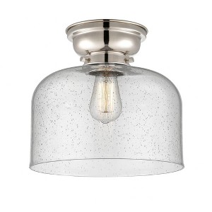 Bell - 1 Light Flush Mount In Industrial Style-9.4 Inches Tall and 12 Inches Wide - 1 of 1