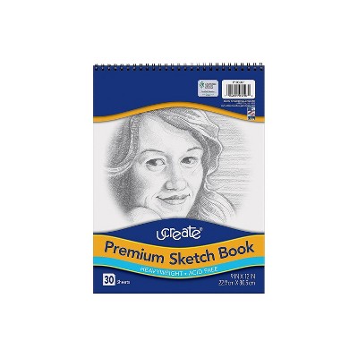 Pacon Art1st 9" x 12" Spiral Bound Sketch Book 30 Sheets/Book (103207) P103207