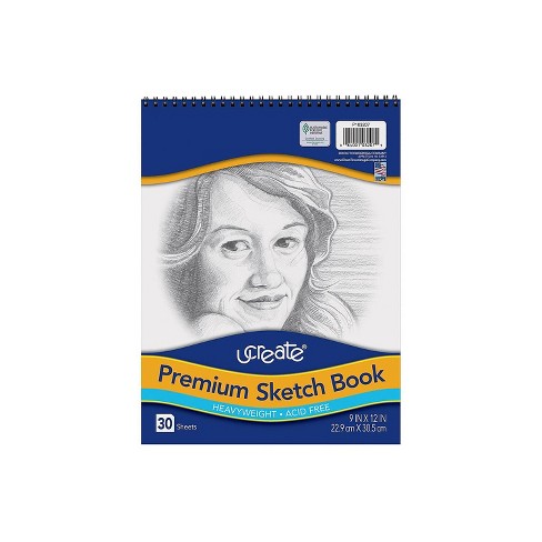 Icon A4 110gsm Spiral Sketch Pad 30 Sheets - Philip's Bookshop Mallow