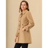 INSPIRE CHIC Women's Winter Classic Single Breasted Outwear Overcoat with Pockets - 3 of 4