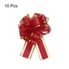 Unique Bargains Christmas Wedding Gift Wrapping Large Pull Bow 10 Pcs - 3 of 4