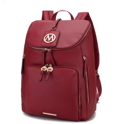 MKF Collection Angela vegan Leather Large Travel Backpack by Mia K