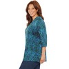 Catherines Easy Fit 3/4-Sleeve V-Neck Tunic - 4 of 4