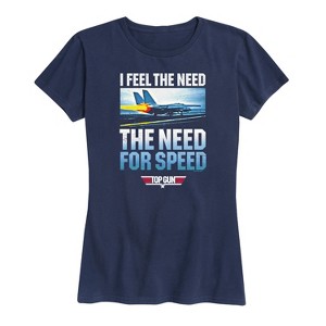 Women's - Top Gun - I Feel The Need Short Sleeve Graphic T-Shirt - 1 of 4