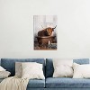 Highland Cow in The Tub Print on Acrylic Glass by Domonique Brown - iCanvas - 3 of 4