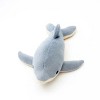 TopComfy Baby and Toddler Learning Toys Knitted Stuffed Dolphin Soft Toy Soft Belly Filling Room Decor Baby Toy Ocean Toy For Kids, Blue, 17"*11"*2" - 2 of 4