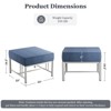 Gymojoy Outdoor 2 Pieces Patio Footstool Multipurpose Ottomans Foot Stool Ottoman - 2 of 4