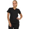 Medichic Women's Medical Scrubs Set- V-Neck with Flare Pant - 3 of 4