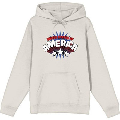 Americana United States Of Americana Adult Long Sleeve Hoodie
