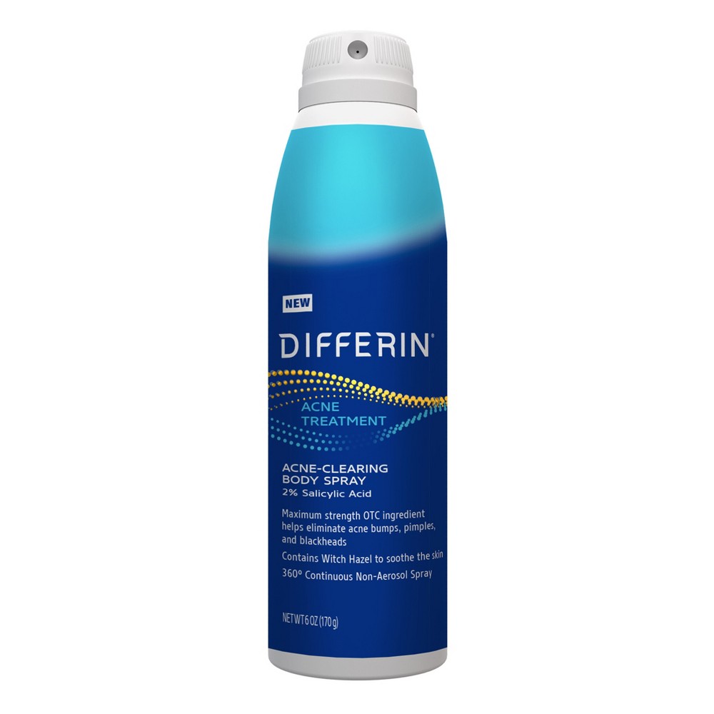 Photos - Cream / Lotion Differin Acne-Clearing Body Spray - Unscented - 6oz