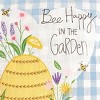C&F Home 18" x 18" Bee Happy In Blue Embroidered Throw Pillow - 2 of 4