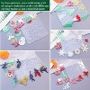JDICTION 5PCS Christmas Resin Molds - Resin Earring Molds with Christmas Tree/Snowflake/Elk, Silicone Jewelry Pendant Molds for DIY Gift - 2 of 4