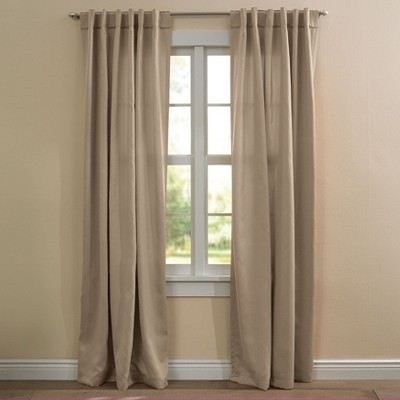 BrylaneHome BH Studio Room-Darkening Back-Tab Panel
