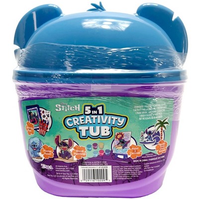 Disney Stitch 5-in-1 Creativity Tub with Paint and Stickers