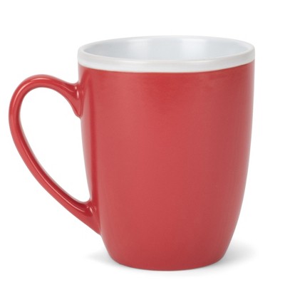 Assorted Color Matte Ceramic 16oz Mugs Set of 4