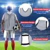 Unique Bargains Quick Drying Athletic Soccer Jersey Training Vests 6 Pcs - 3 of 4
