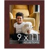 PosterPalooza | Photo Size Minimalist Brown Picture Frame - UV Acrylic, Foam Board Backing, Hanging Hardware - 2 of 4